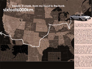 Sixfoot6 Roadtrip Journal.